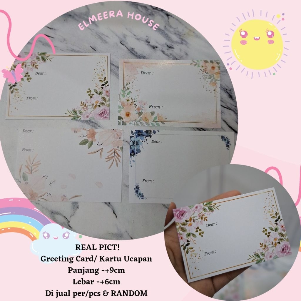 Greeting Card| Kartu Ucapan Kosongan