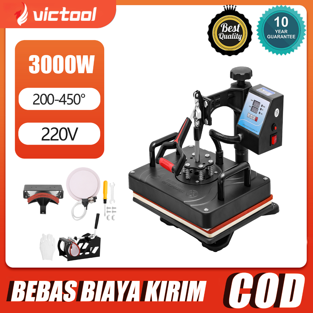 Victool 3000w pompa angin multifungsi pompa angin ban portabel cocok untuk sepeda motor, truk, bulat