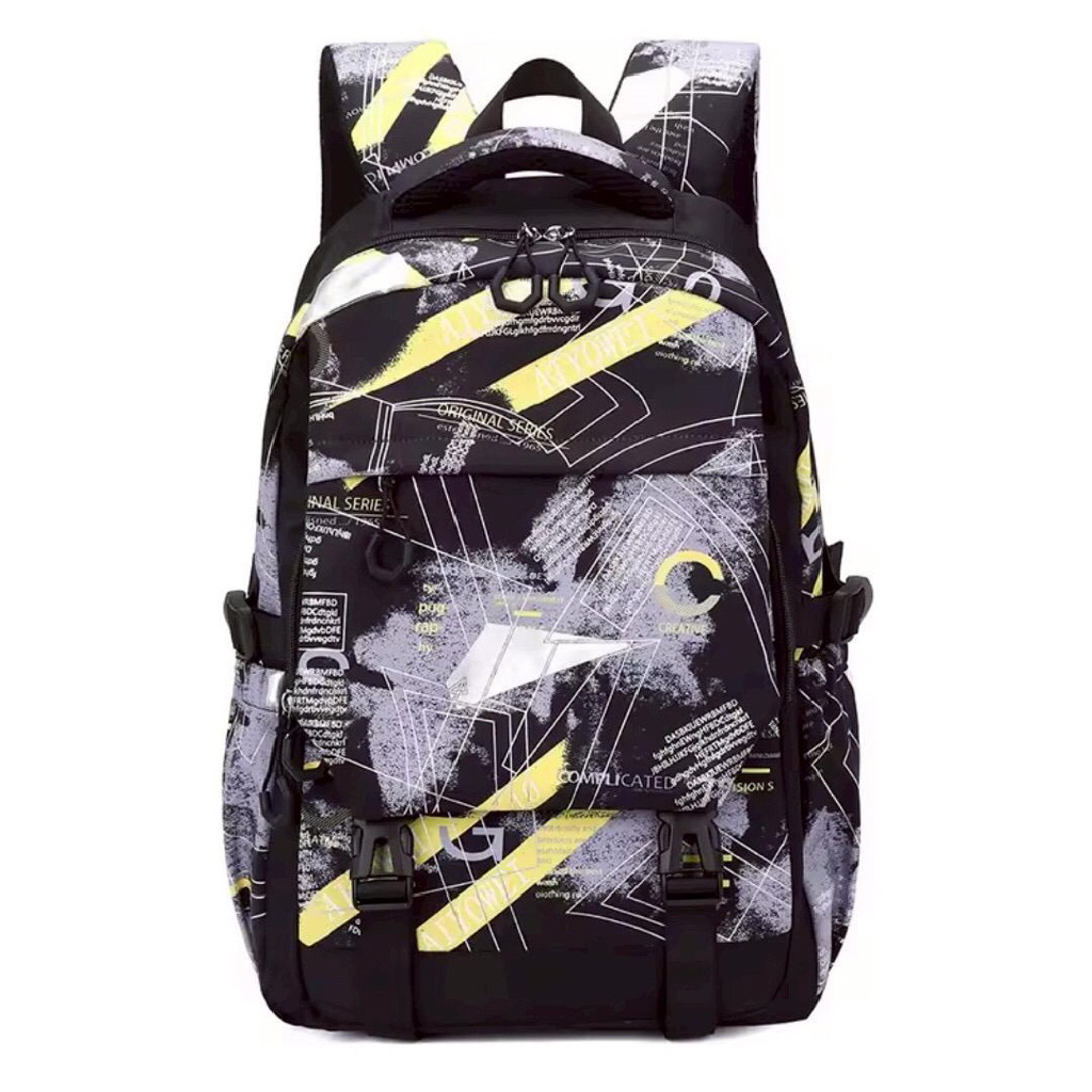 Tas ransel pria motif / tas gendong remaja murah tas pria bercorak