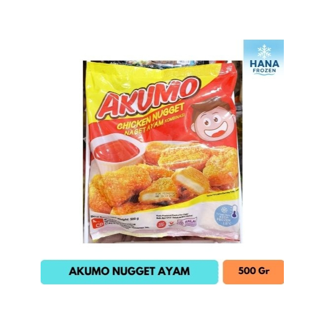

AKUMO CHICKEN NUGGET, NUGGET AYAM 500 GRAM