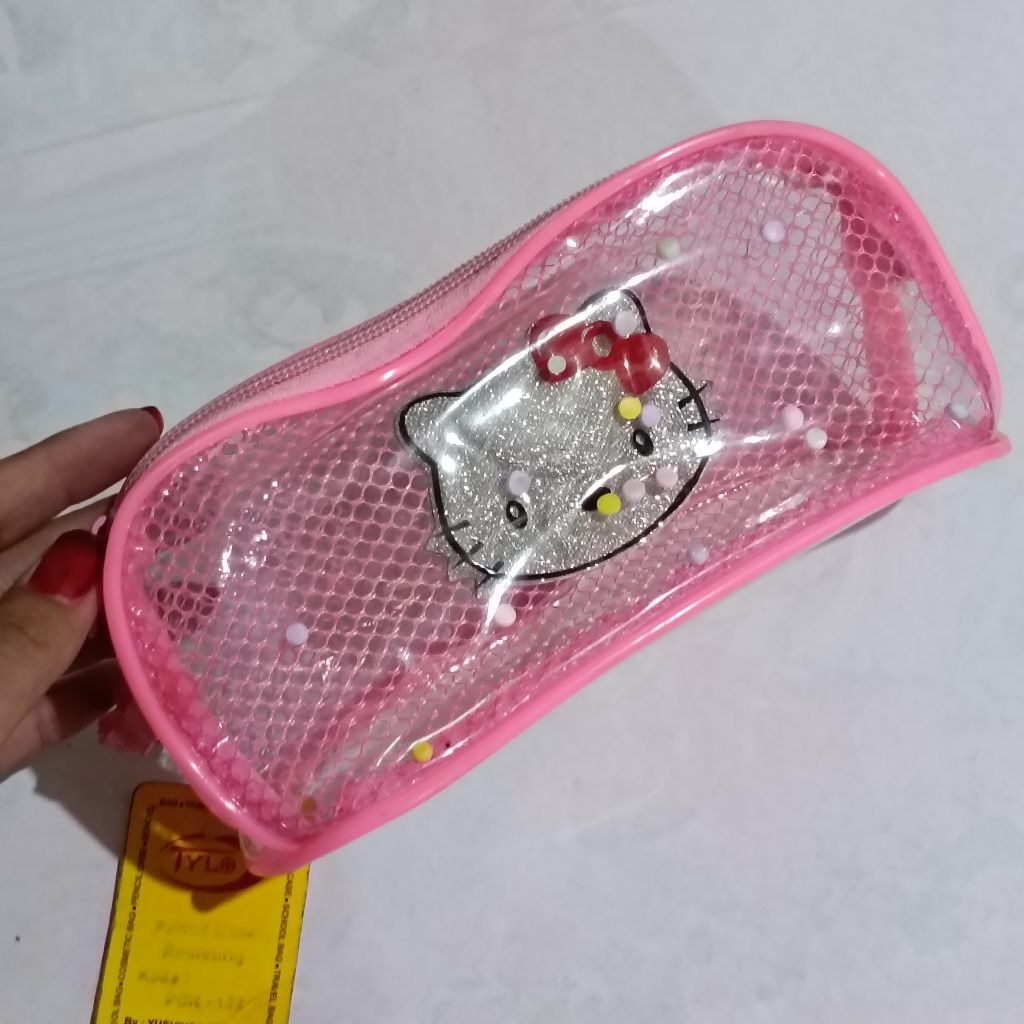 

TEMPAT PENCIL PLASTIK HELLO KITTY TRANSPARAN