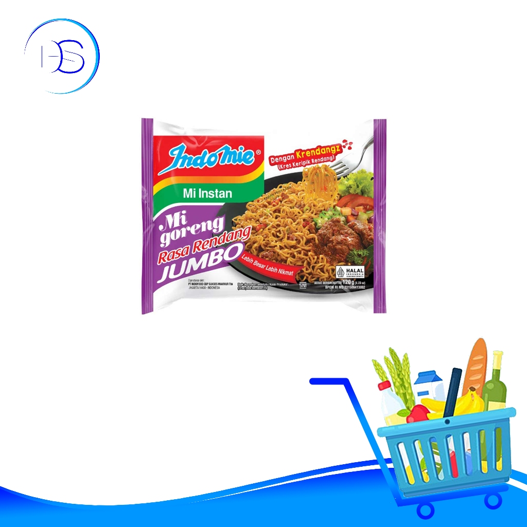 

INDOMIE MIE GORENG JUMBO RENDANG