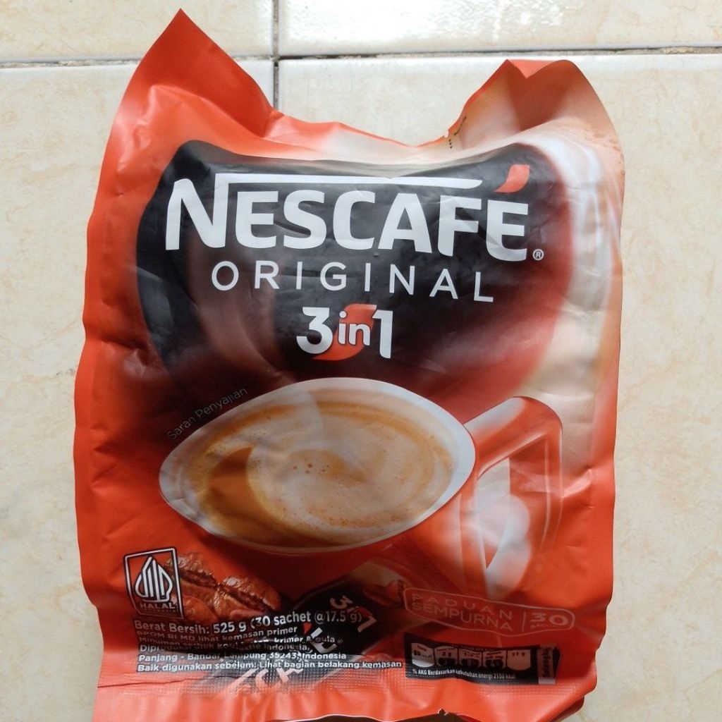

Nescafe Original 3 in 1 525 gr isi 30 sachet