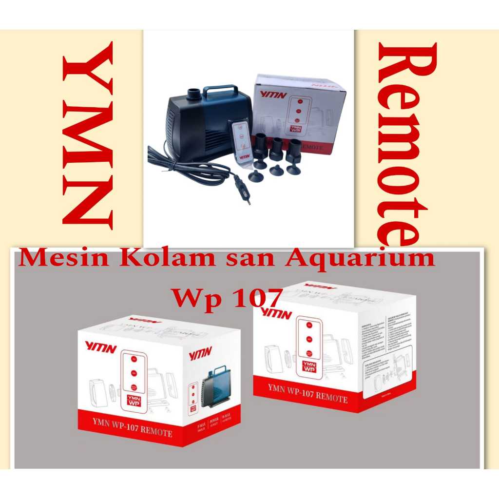 Mesin Pompa Kolam Ikan YMN WP 107 REMOTE Series