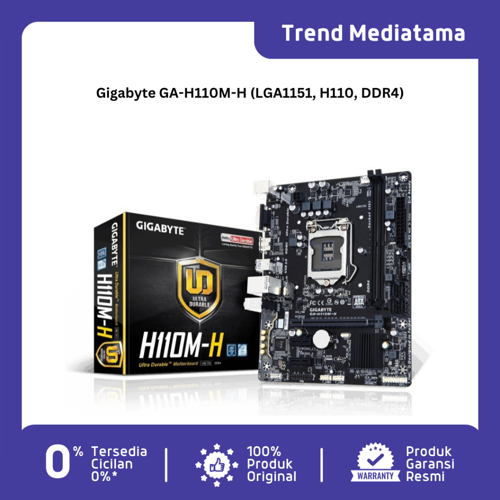 Gigabyte GA-H110M-H (LGA1151, H110, DDR4)