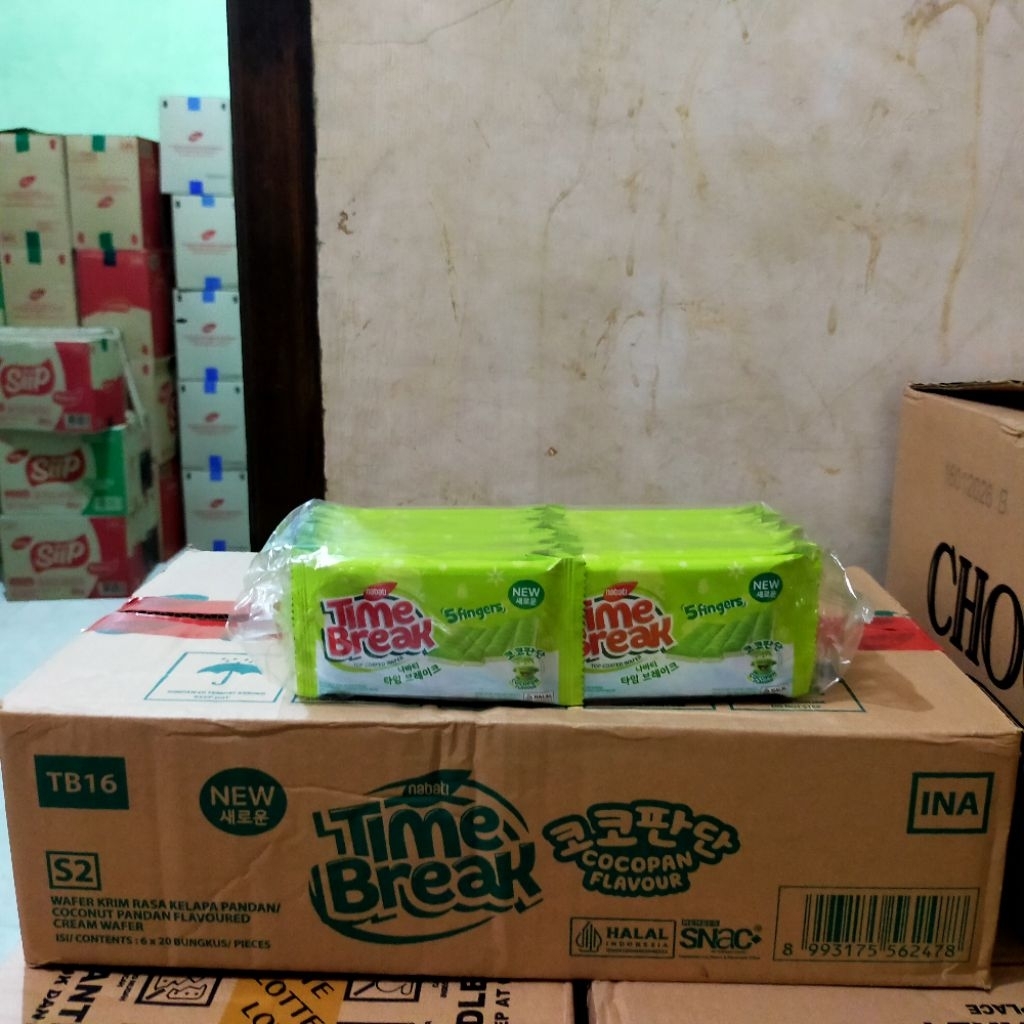 

Wafer Timebreak 14 n 16 gr isi 6 x 20
