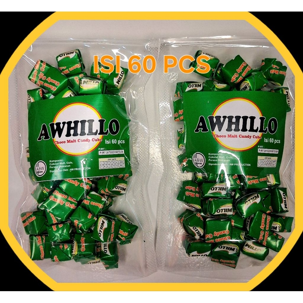 

1 PACK PERMEN WILLO/AWHILLO ISI 60 PCS