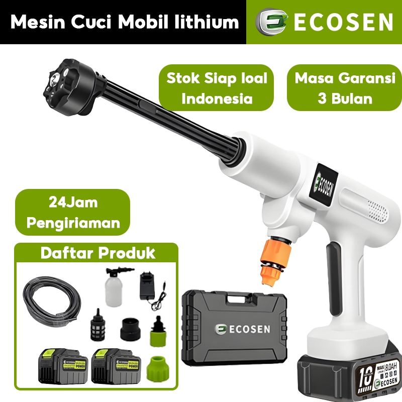 Ecosen Alat Cuci Mobil Cuci Mobil Alat Cuci Motor Power Spayer Alat Portable Nirkabel Murah