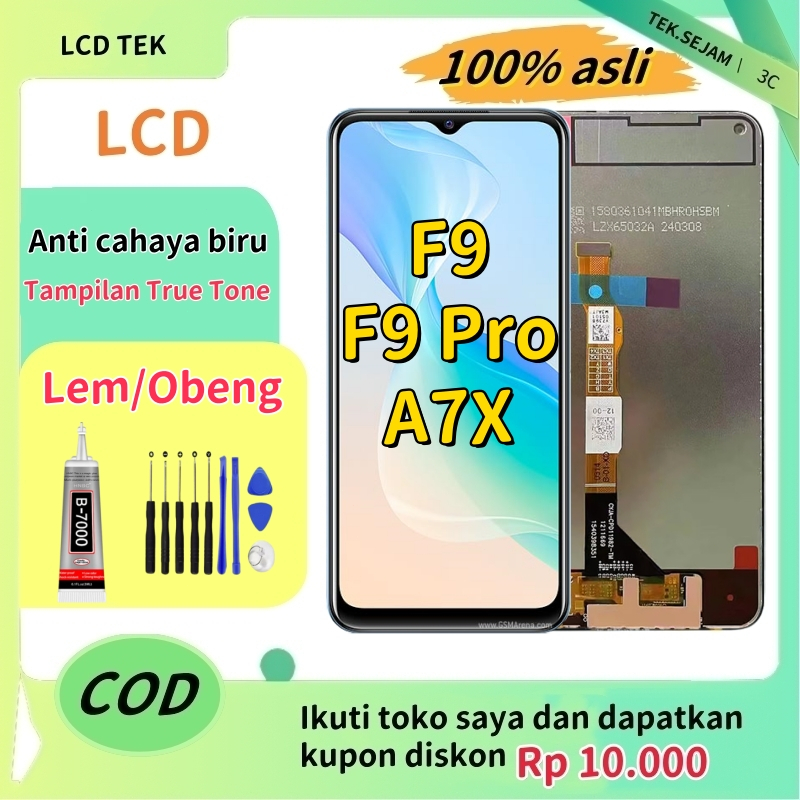 【ORIGINAL】LCD HP OPPO F9 / F9 Pro /A7X Original 100% Layar Touchscreen Kompatibel New Fullset Icd OP