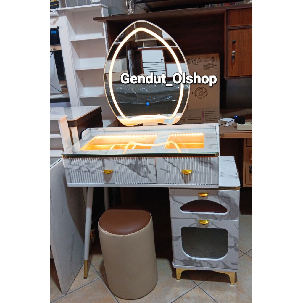 (Khusus Wilayah Kota Palembang) Meja Rias DT-217,  Dressing Table DT-217, Toalet, Kaca Rias, Meja Ri