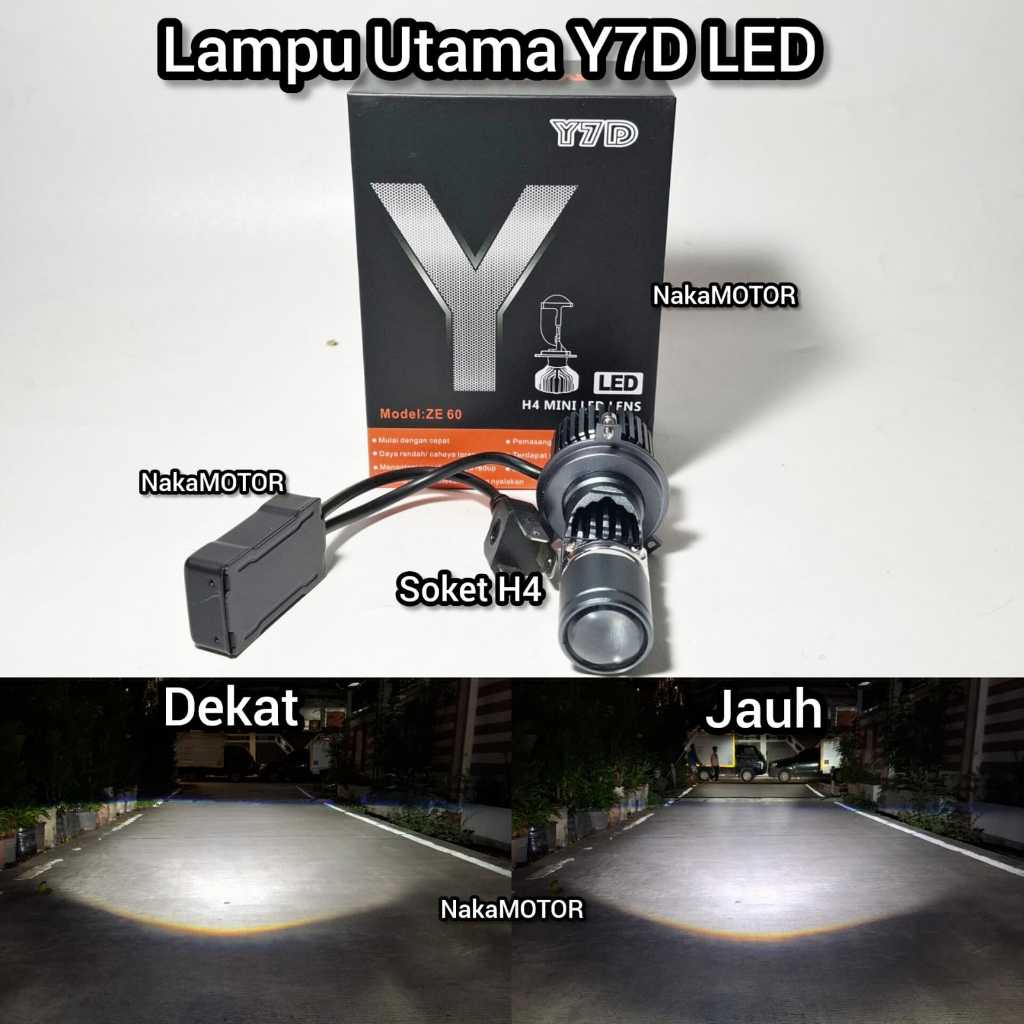 Lampu Utama H4 LED - Y7D ZE60