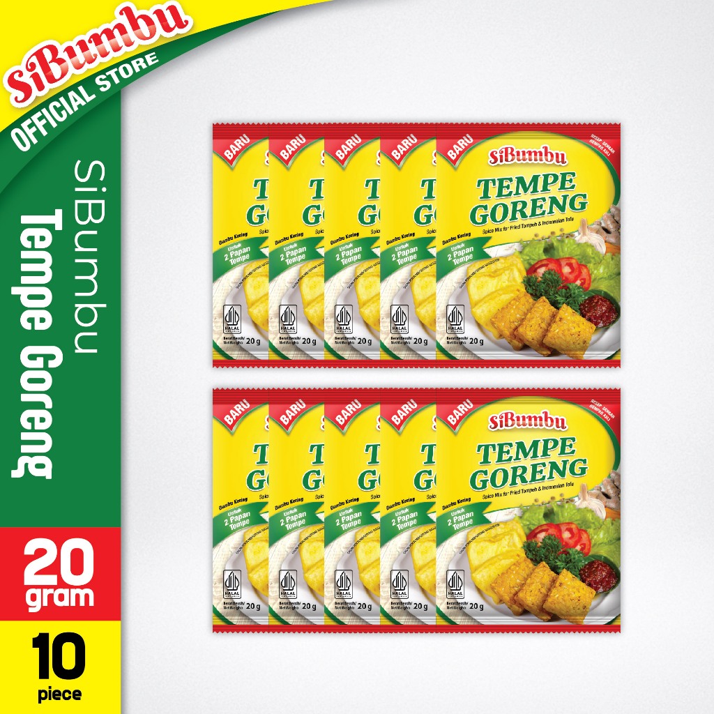

10pcs - SiBumbu Bumbu Tempe Goreng