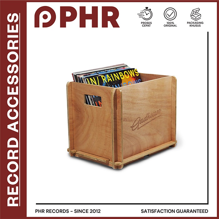 GADHOUSE STORAGE CRATE - Rak/Crate Penyimpanan PIRINGAN HITAM