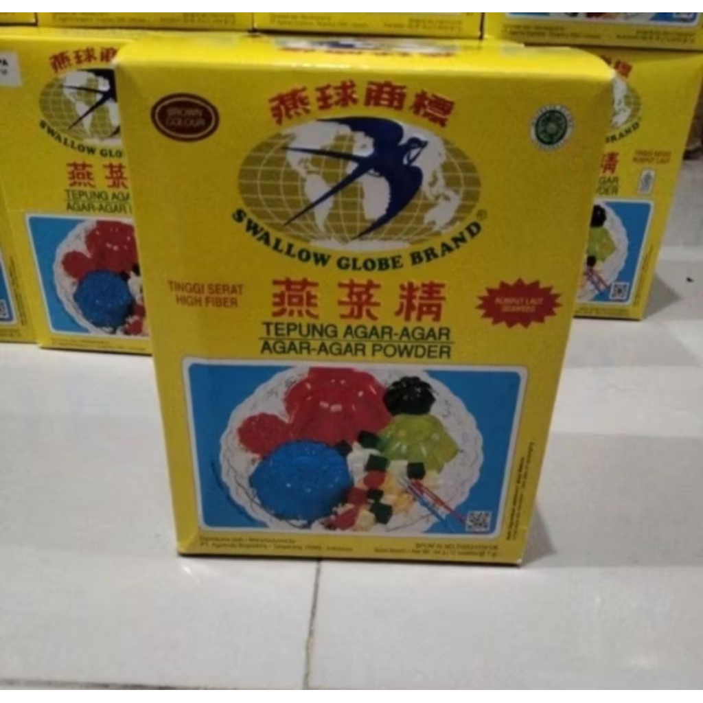 

SWALLOW GLOBE agar agar powder 1 sachet 7gr