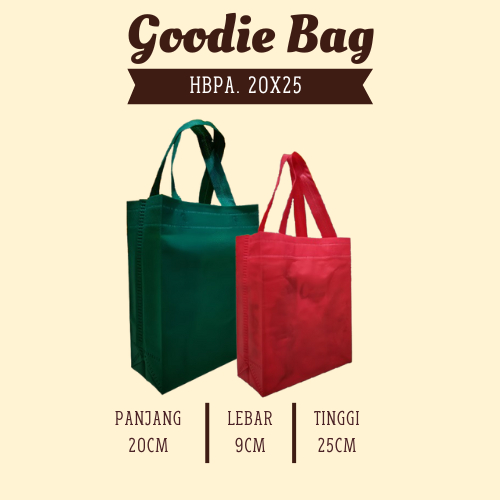 

Tas Spunbond Handle Box Press 20x25x9 HBPA (isi 12 pcs) / Produk Original