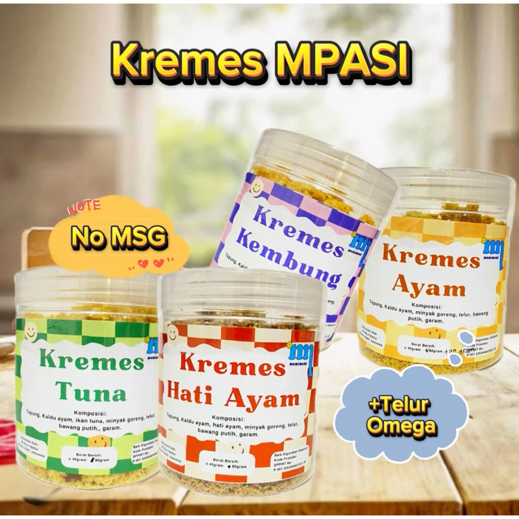 

Kremes Hati Ayam NON MSG / Kremes Ayam NON MSG / Kremes Mpasi Bayi / Kremes Kembung / Kremesan Ayam / Kremesan Hati