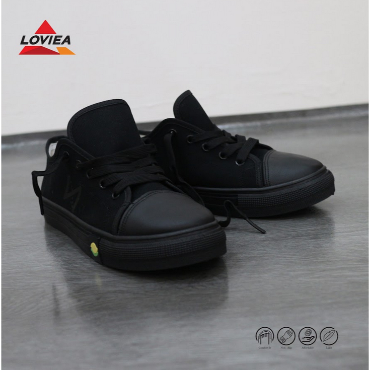 LVA-270 Sepatu Sekolah Kekinian  SMP/SMA PRIA/WANITA Modern Stylish