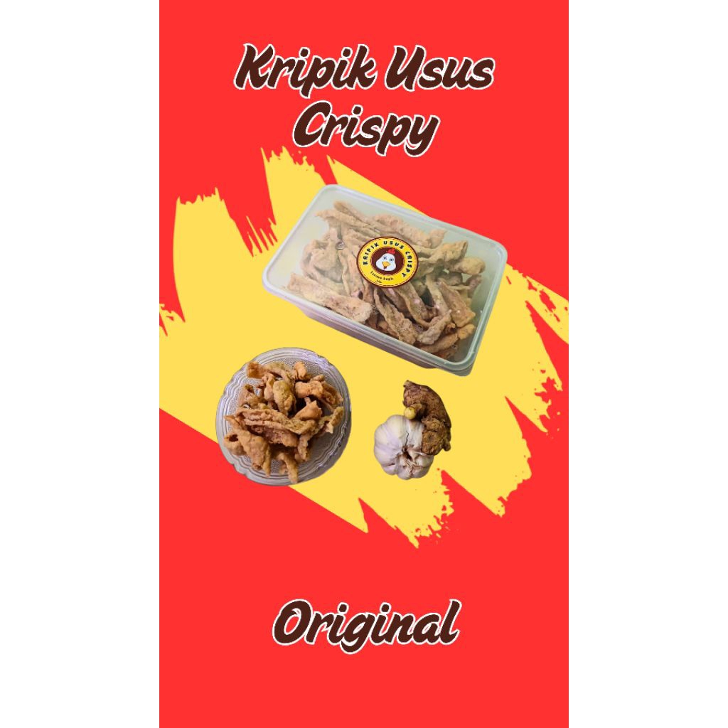 

Kripik Usus Crispy Original – Cemilan Gurih Homemade Tanpa Pengawet