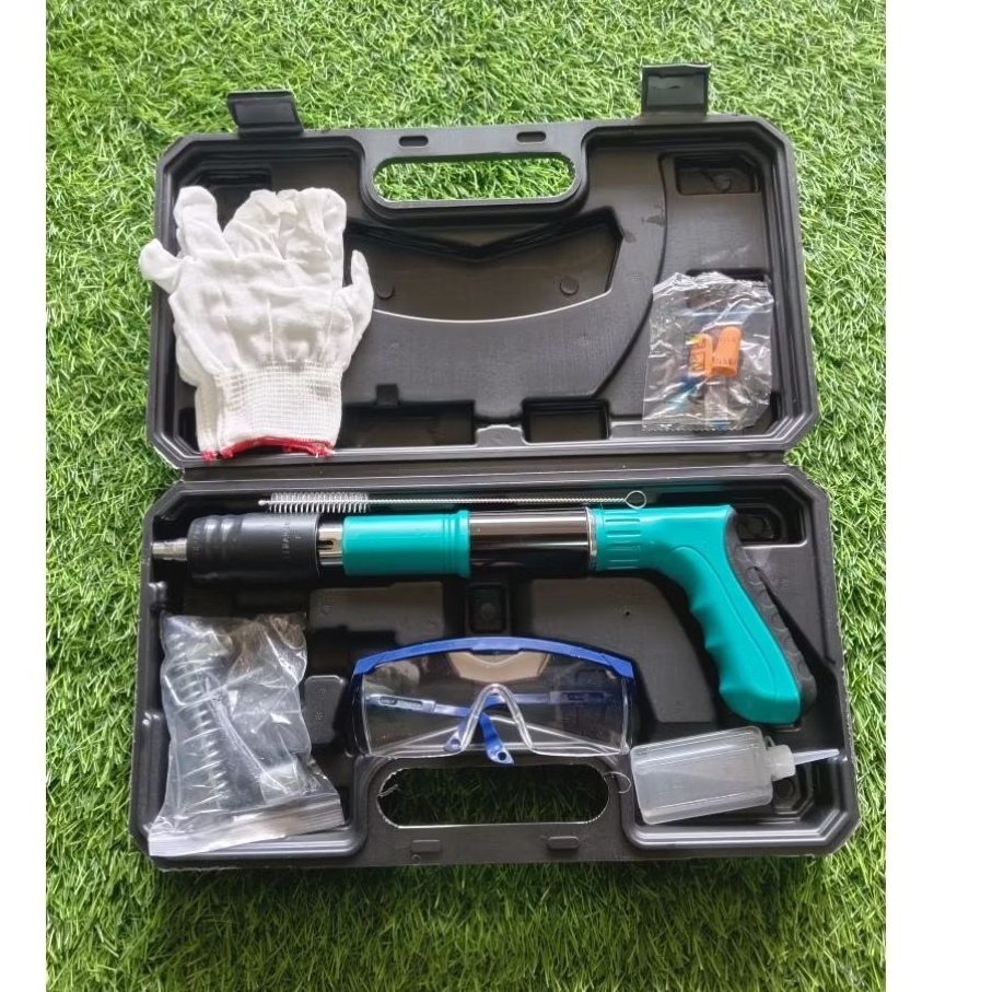 alat mesin tembak paku beton / paku tembak beton baja / alat paku tembak beton / mini ramset gun