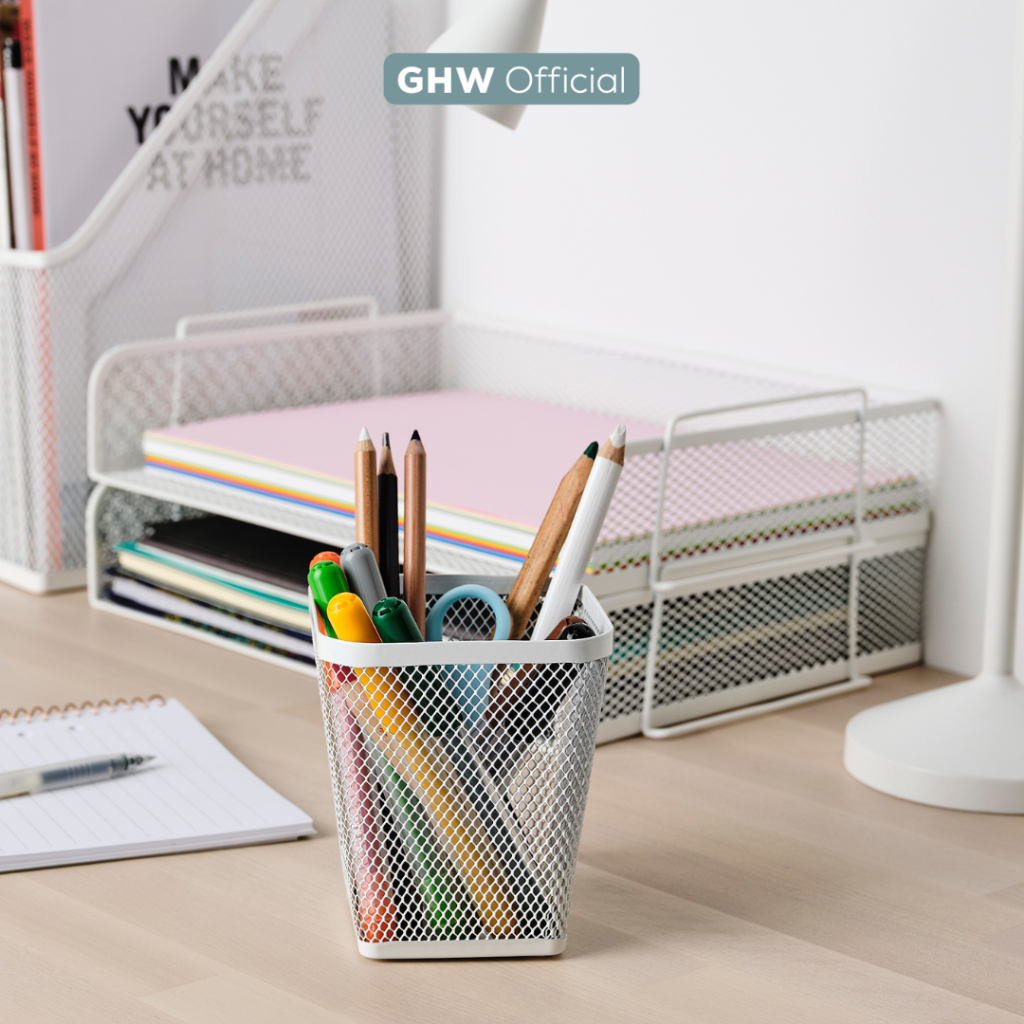

MUST HAVE GHW DRONJONS Tempat Pulpen warna putih/ Tempat Pensil/ Wadah Pulpen PUTIH DR1425442