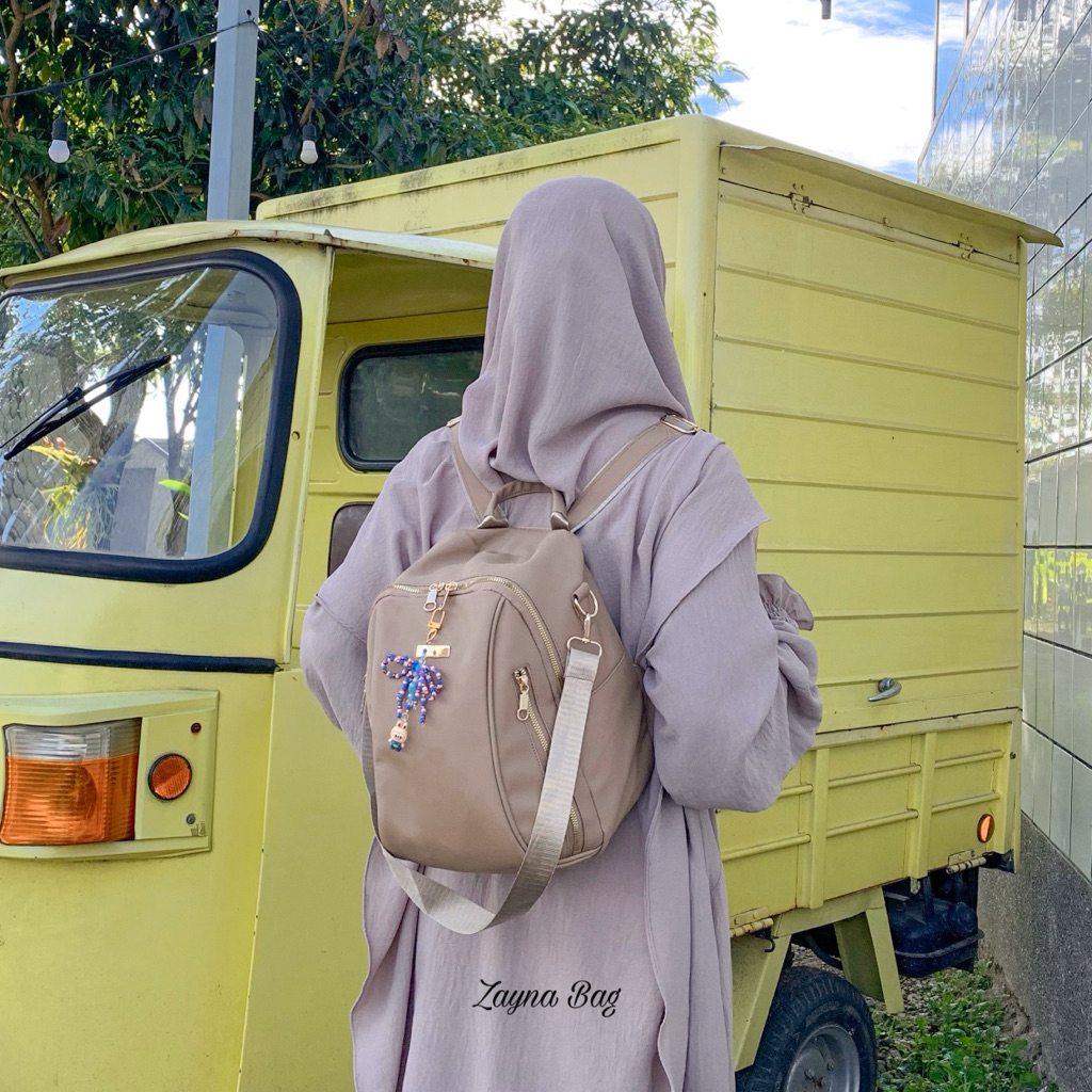 TAS RANSEL BACKPACK ZAYNA BAG VANILLA HOUSE