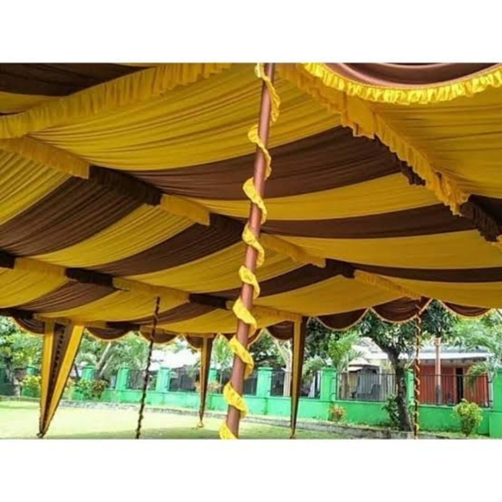 KAIN ATAP PLAPON Tenda Dekorasi/PLAFON SISIR/KAIN ATAP PANGGUNG