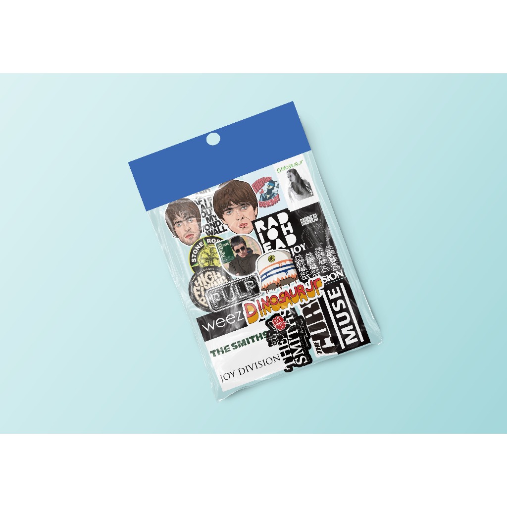 

Sticker Pack Band Sticker Aesthetic Case Hp Isi 20pcs Stiker Band Radiohead Vol 7