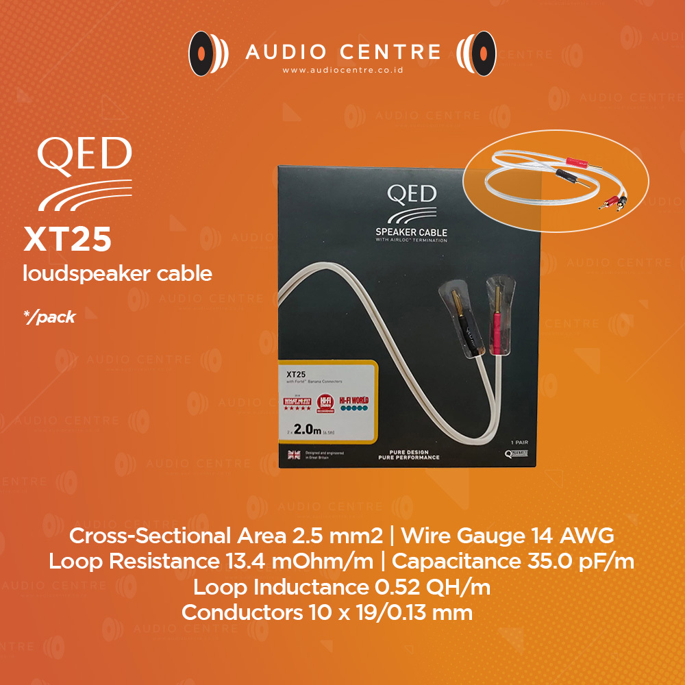 QED XT25 XT 25 Speaker Cable Pack