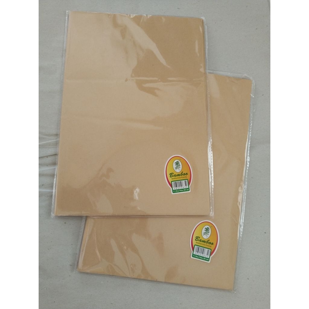 

Sampul buku tulis boxy coklat Bamboo kertas