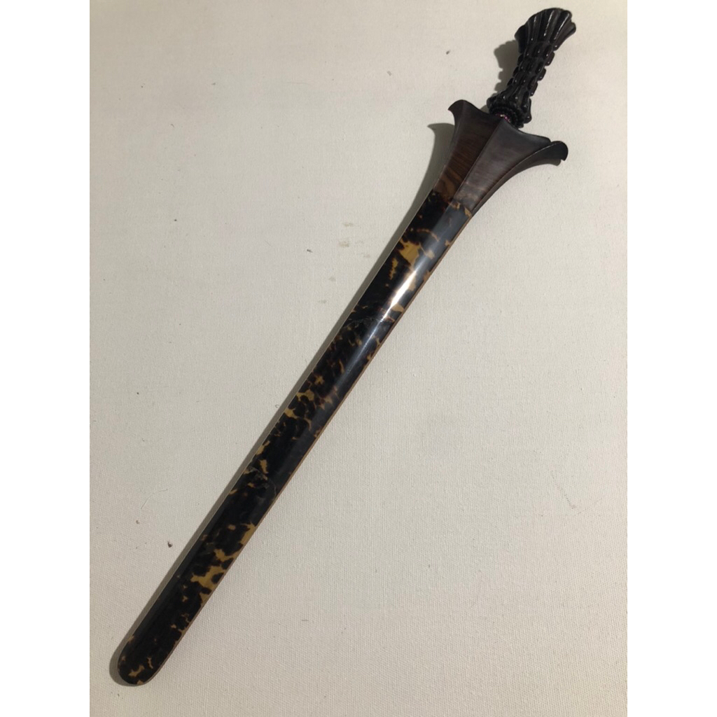 keris bali kuno pamor miring / pamor pandan iris