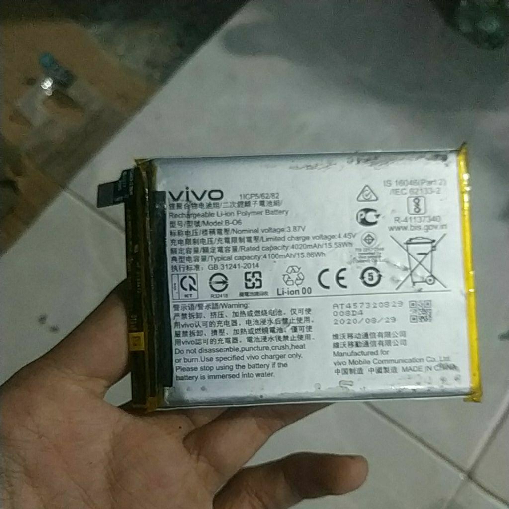 BATERAI BEKAS VIVO V20 B-O6