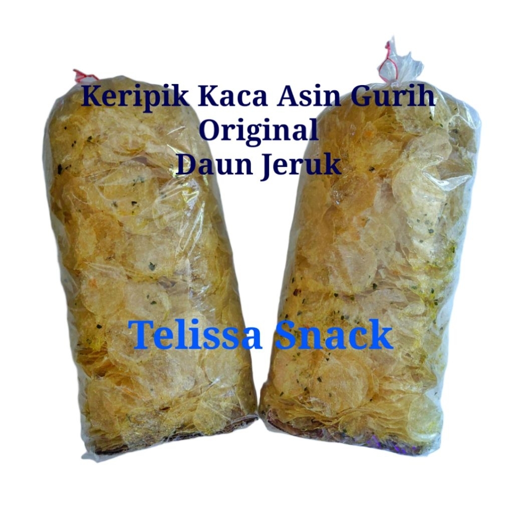 

Keripik Kaca Cemilan Asin Gurih Original Daun Jeruk 1 Kg