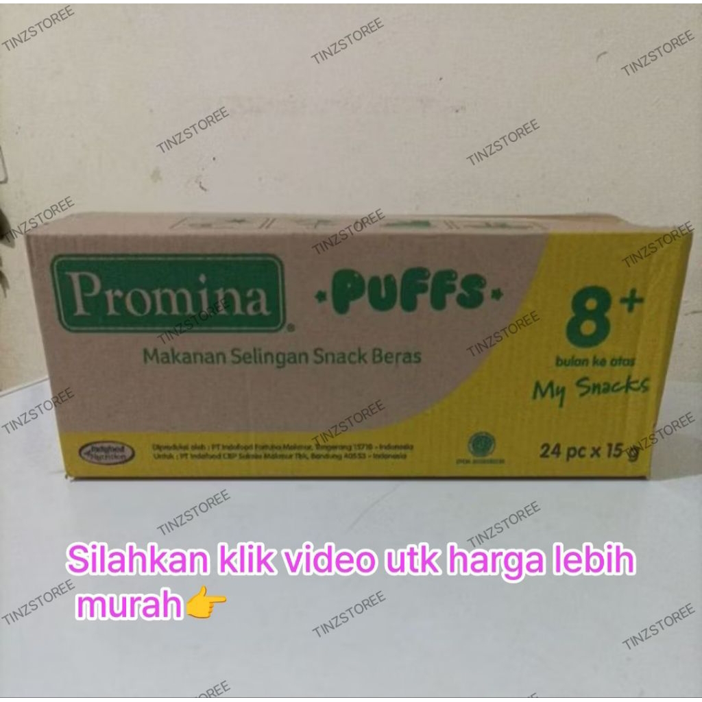 Grosir Kita80 - Promina Puffs / Milna Puffs / MIX rasa 1 karton / 24 pcs