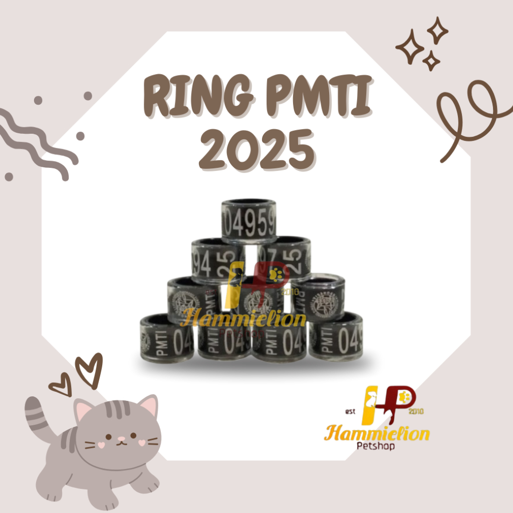 Ring PMTI 2025 Original Merpati Edisi Nomor seri Cantik