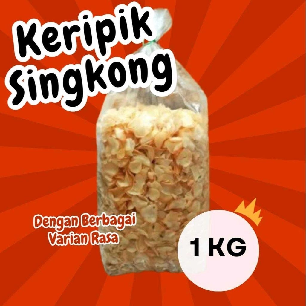

Murah! 1000gr Keripik Singkong Asin Balado Jagung Bakar Ayam Bawang Sapi Panggang Keju Camilan Snack Kiloan Dengan Berbagai Varian Rasa 1 KG