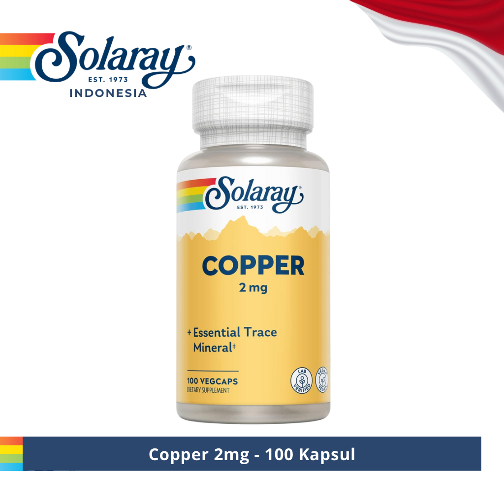 SOLARAY Copper 2 mg - 100 Kapsul