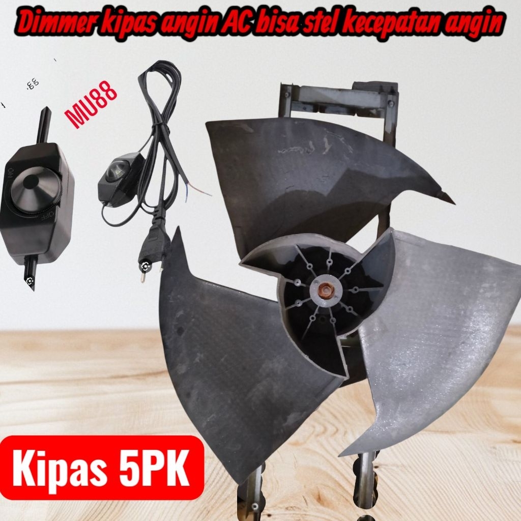 DIMMER Kipas angin blower ac ukuran 5pk(SIZE BESAR) / kipas angin dengan dimmer setelan kecepatan / 