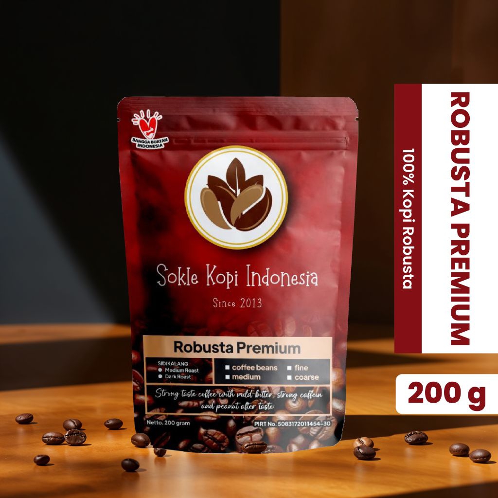 

robusta premium sidikalang 200gram