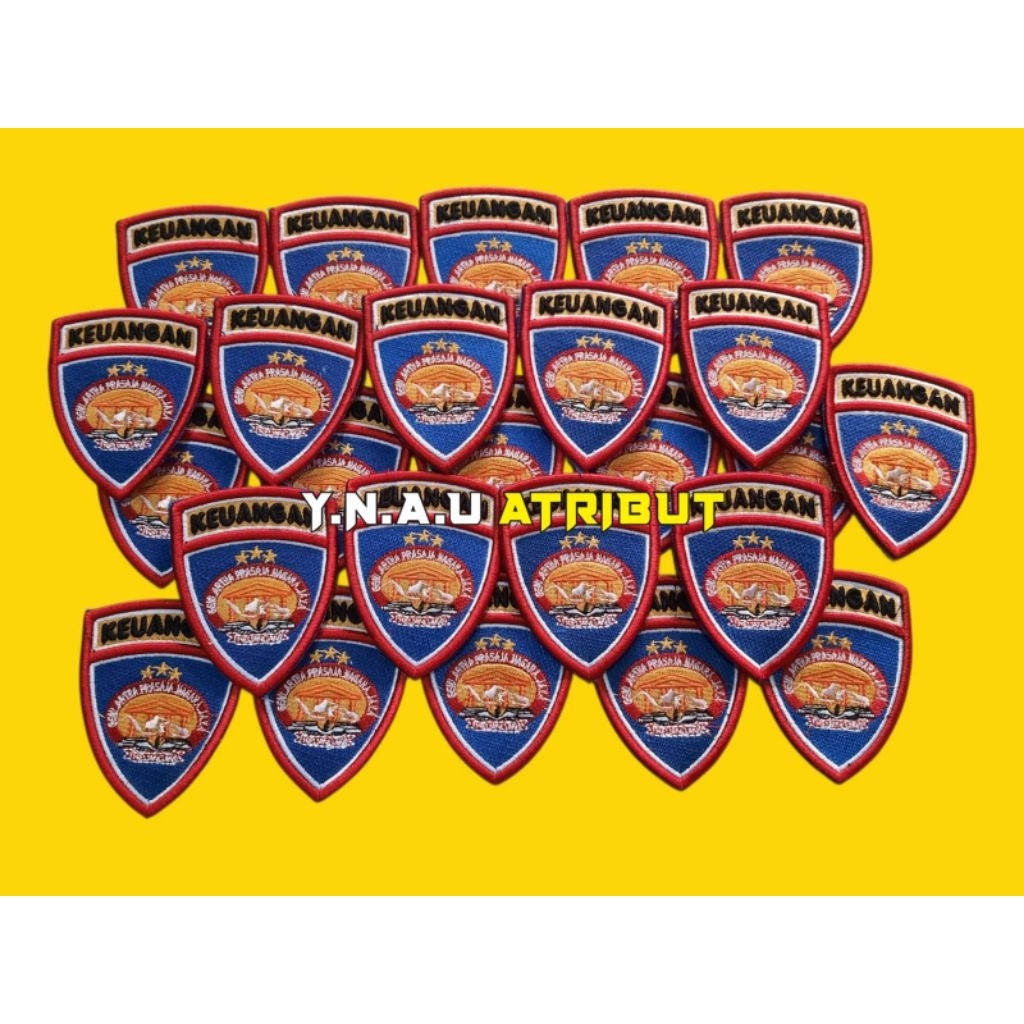 Atribut Polri Bet lengan Keuangan Polri 3D Exclusive