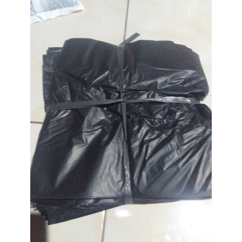 kantong plastik kresek polos hitam per 1kg
