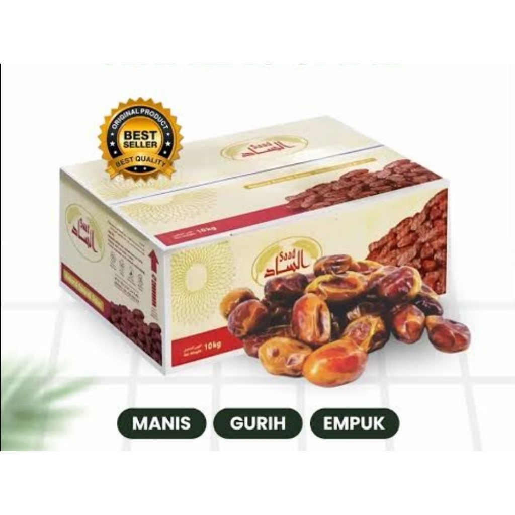 

Kurma khalas saad kemasan 10 kg