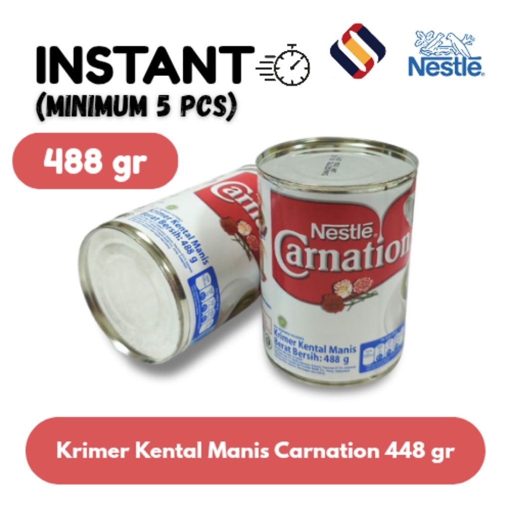 

Susu Kental Manis Carnation 488gr | INSTANT min. 5 pcs | SKM Nestle