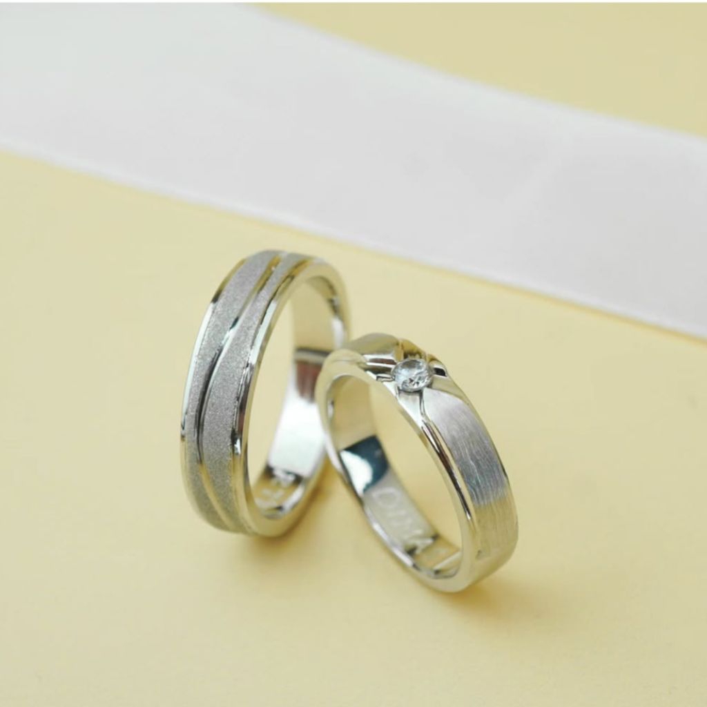 cincin weding costum / free ukir nama / cincin tunangan