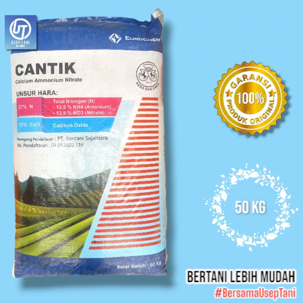 PUPUK CANTIK 50 KG ORIGINAL CAP KUDA