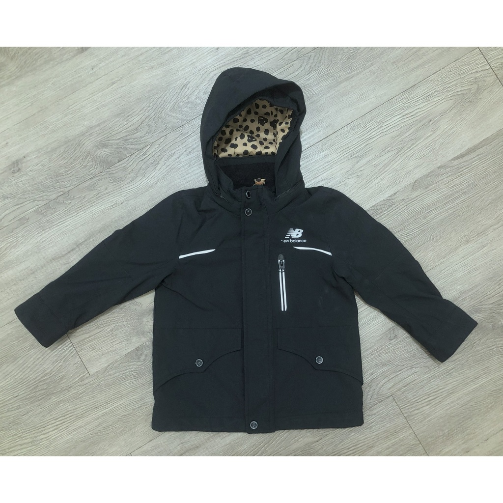 Jaket NB Hitam Anak Outdoor Waterproof Premium Second Preloved