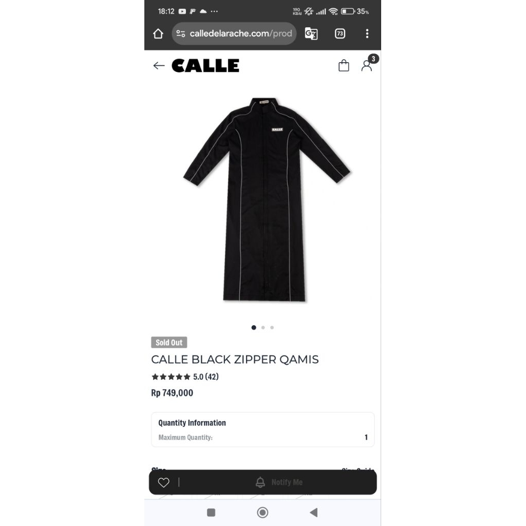 JUBAH CALLE