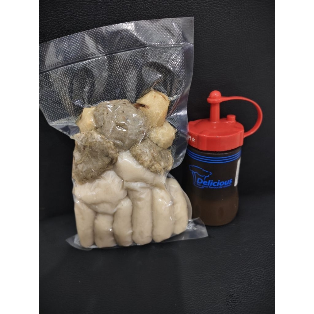 

Paket Pempek ikan Palembang lengkap isi 25pcs