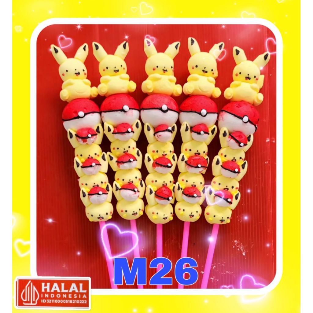 

3 pcs permen empuk karakter