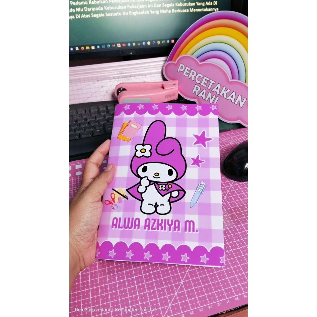 

Buku Tulis Custom Kuromi