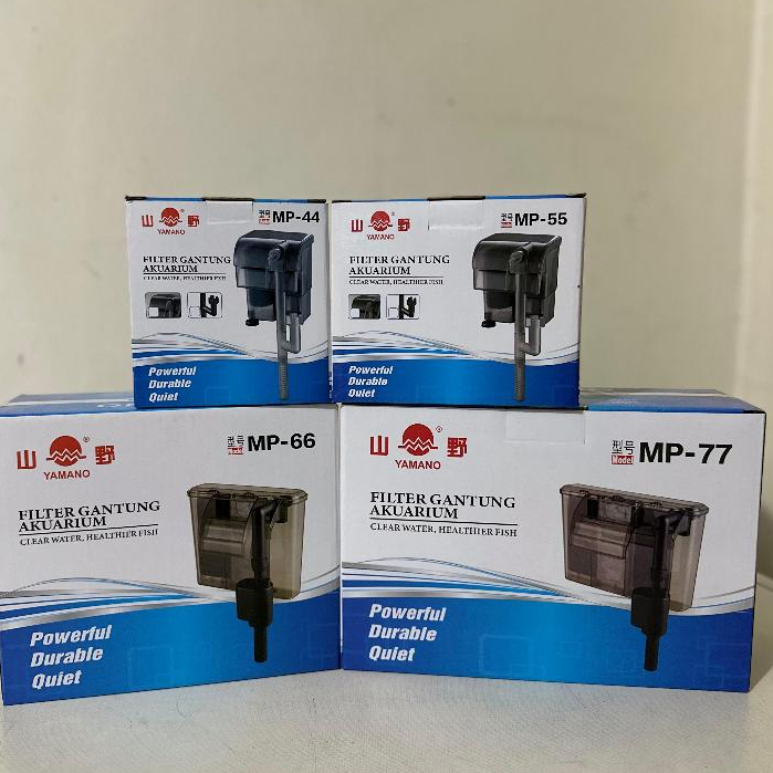 YAMANO HANGING FILTER AQUARIUM MP 77 66 55 44 FILTER GANTUNG YAMANO